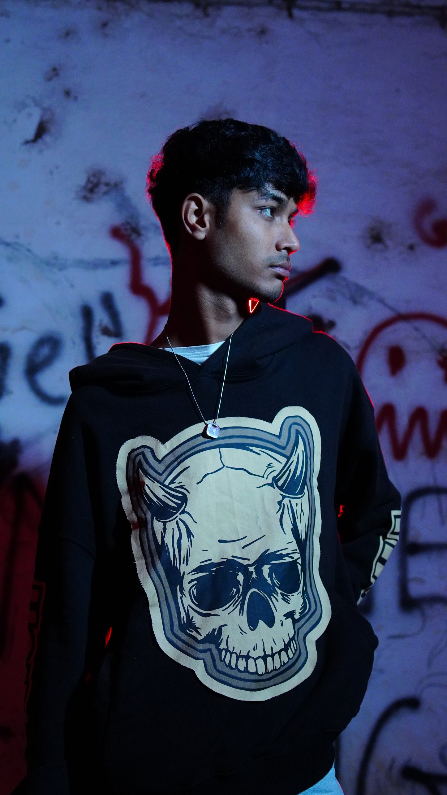 Rustic Skull Hoodie
