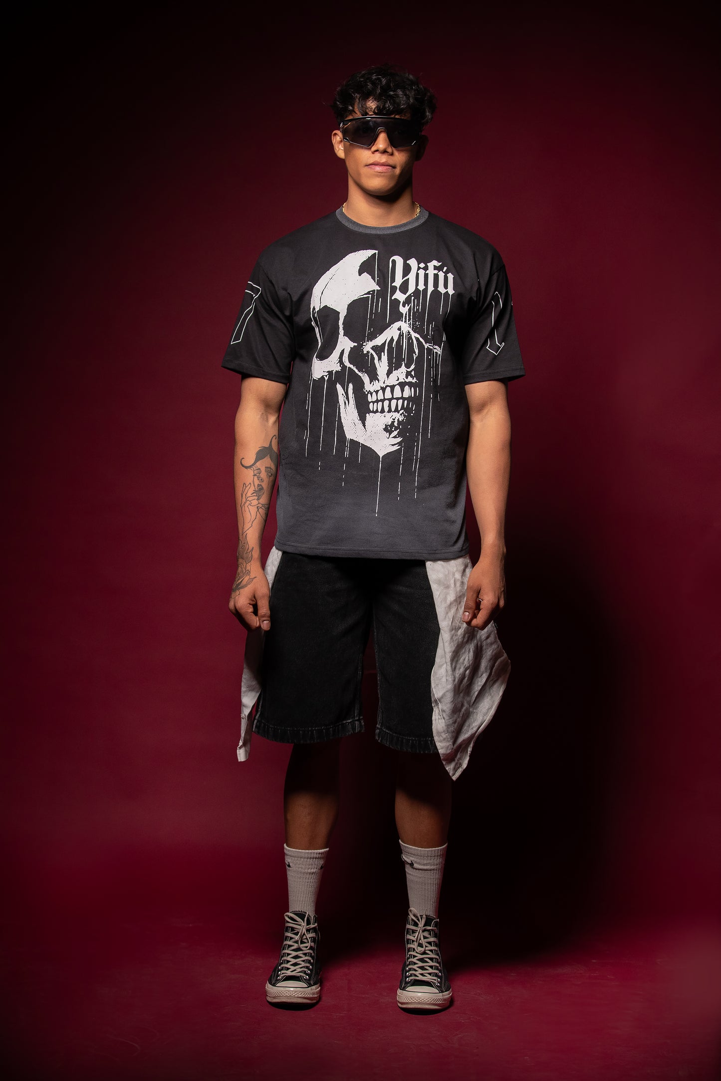 Washed reaper T-shirt (Unisex)